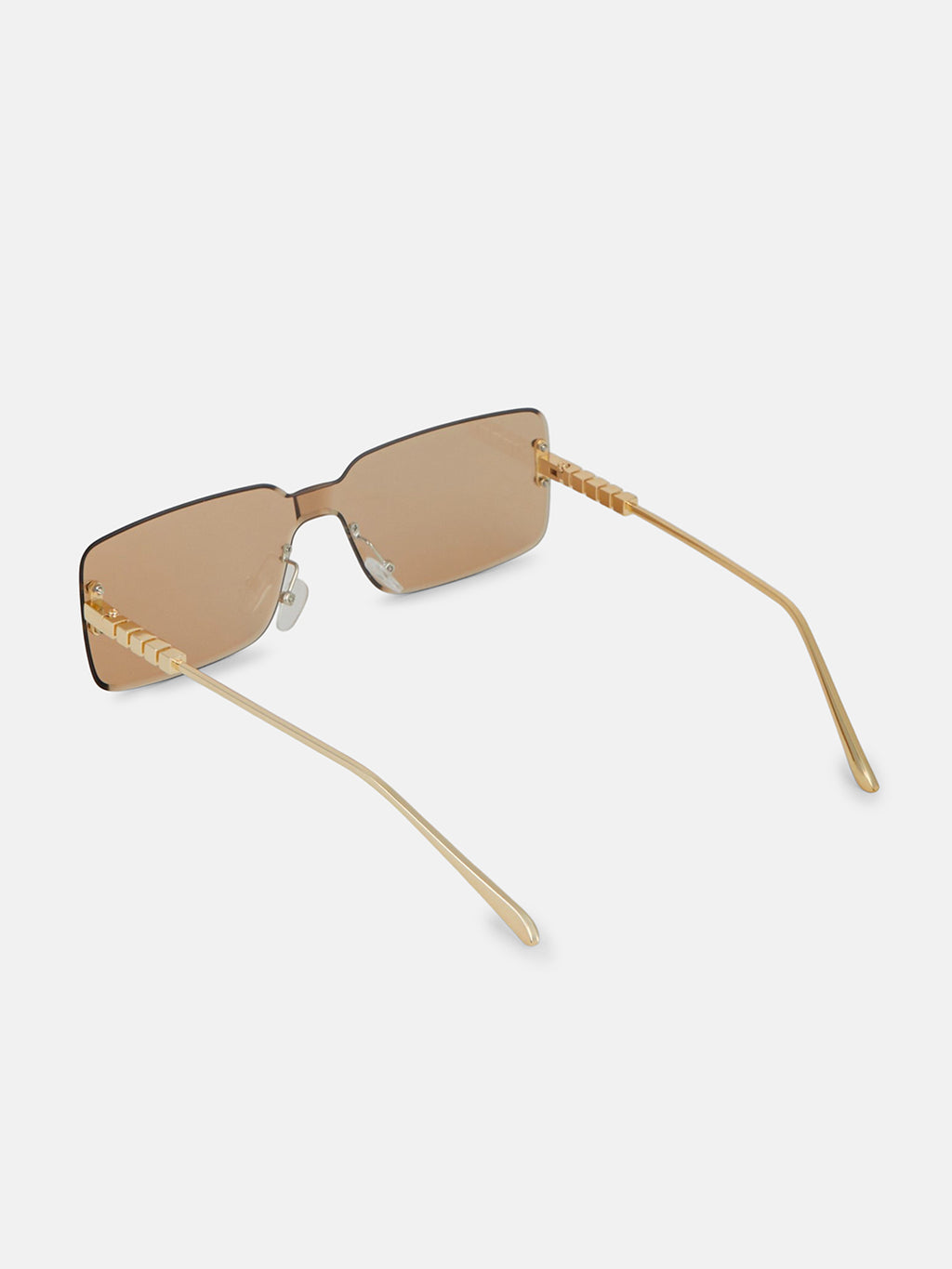 The Nova Rimless Sunglass - Desert Gold