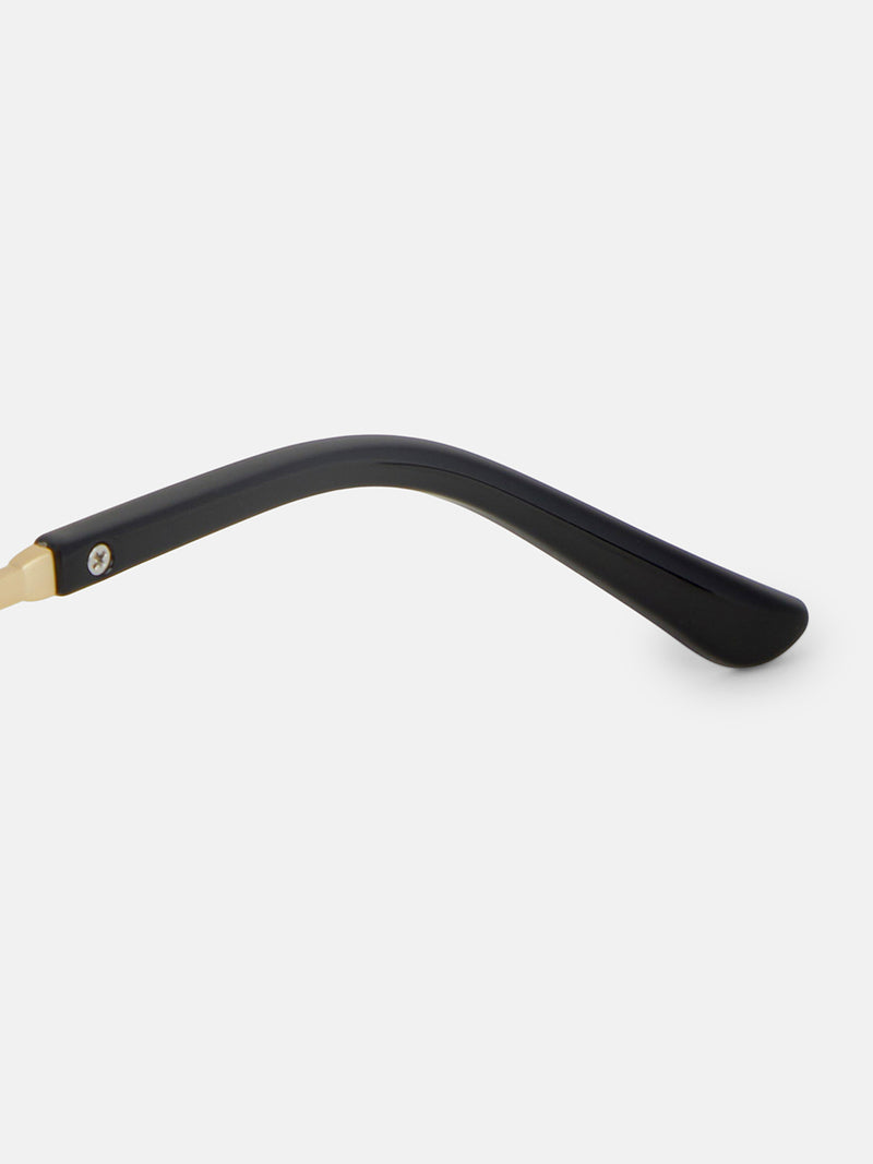 The Scholar Round Sunglass - Coffee Brown