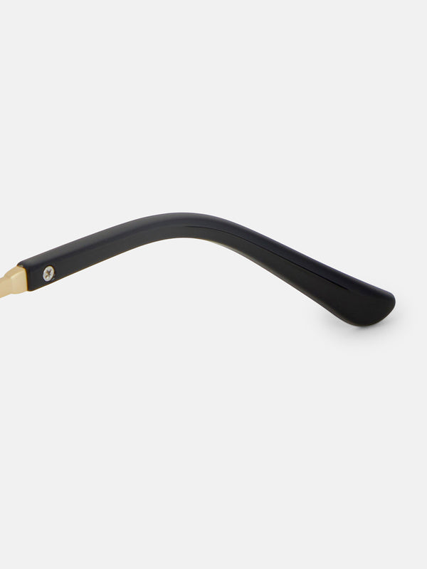 The Scholar Round Sunglass - Coffee Brown