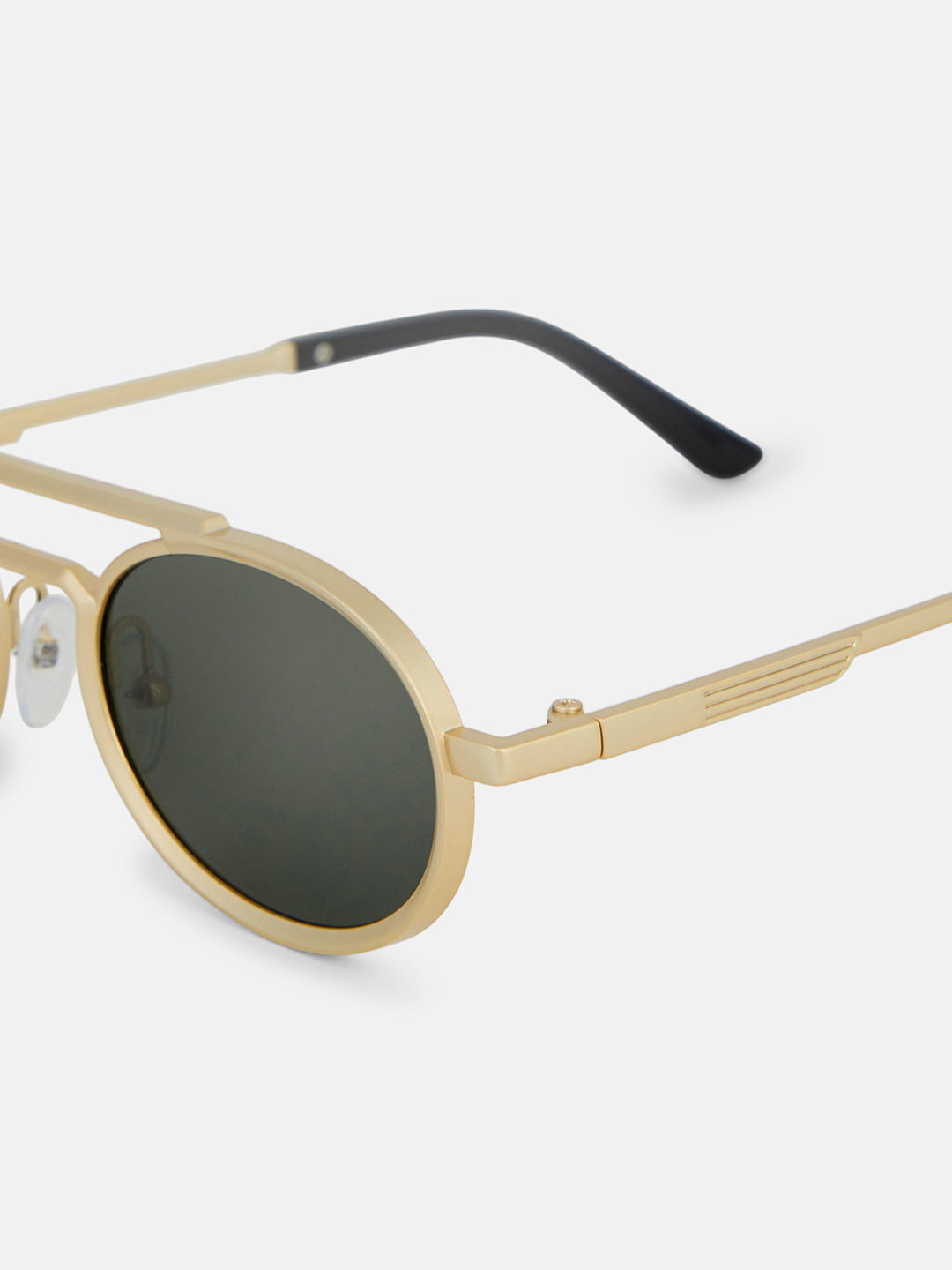 The Scholar Round Sunglass - Jungle Green