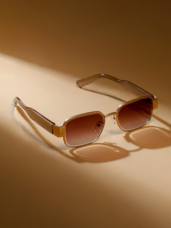 The Sunset Square Sunglass - Rose Pink