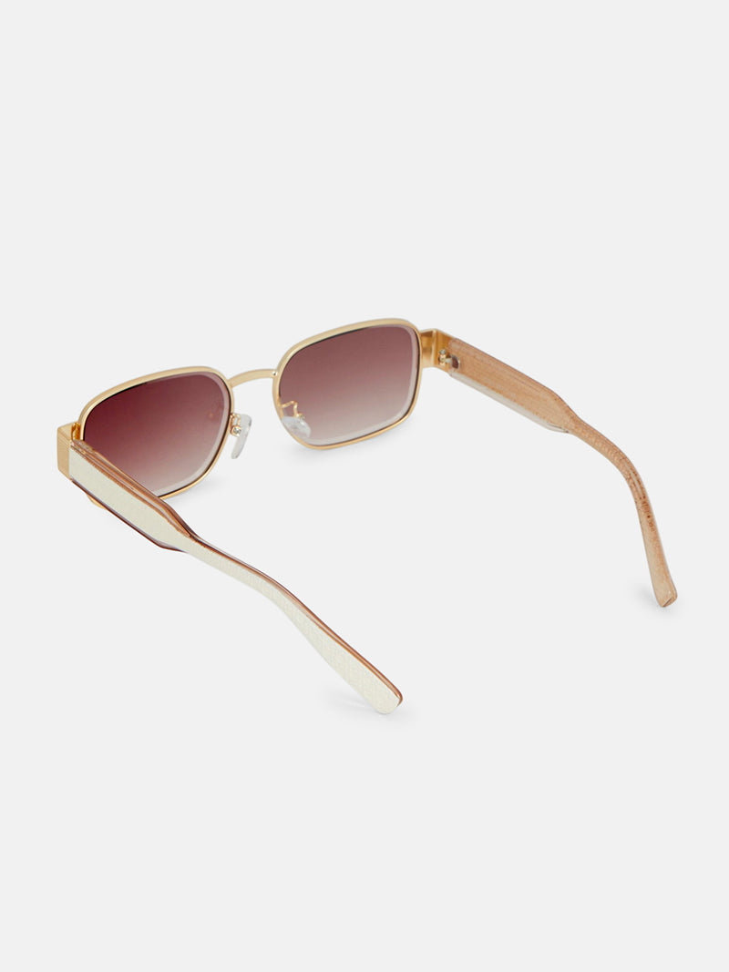 The Sunset Square Sunglass - Rose Pink