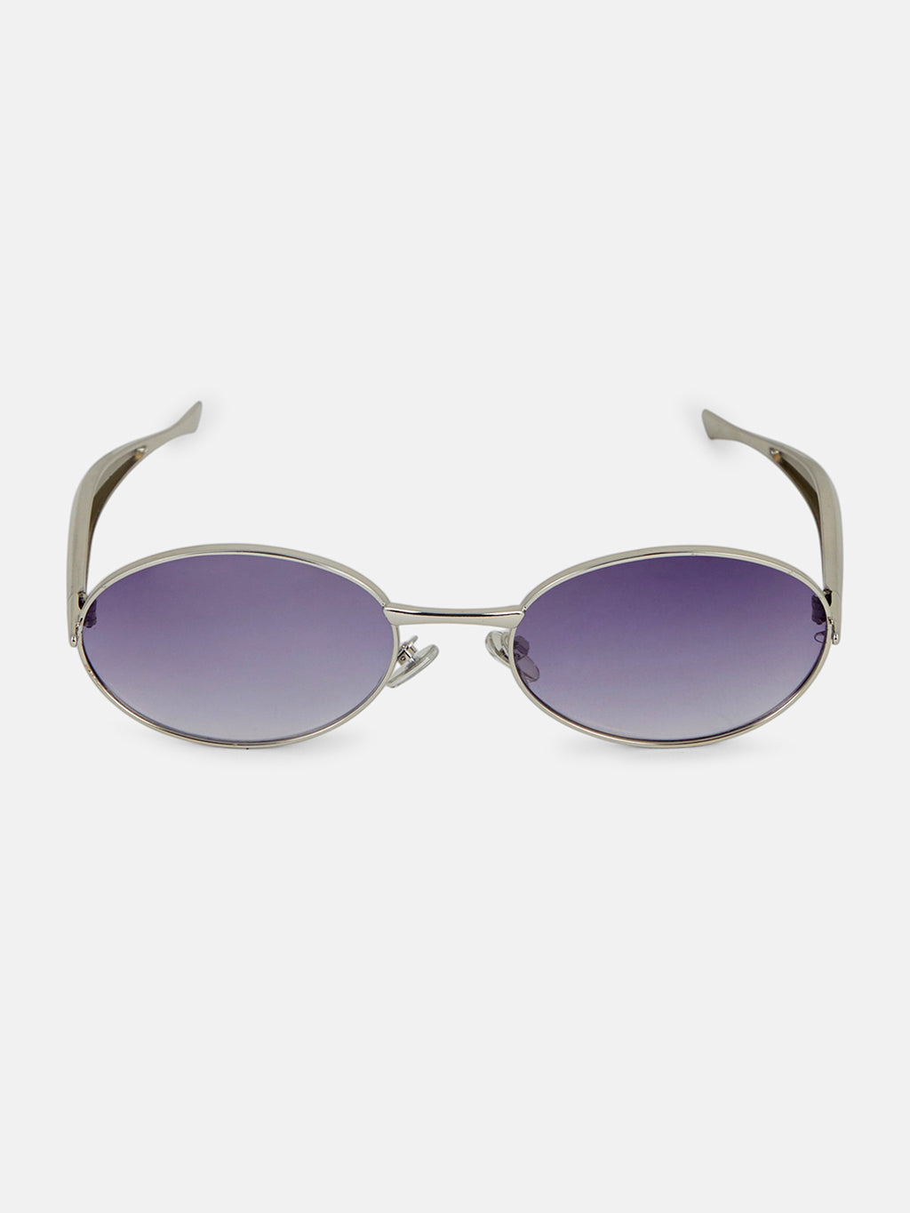 The Retro Oval Sunglass - Violet Haze