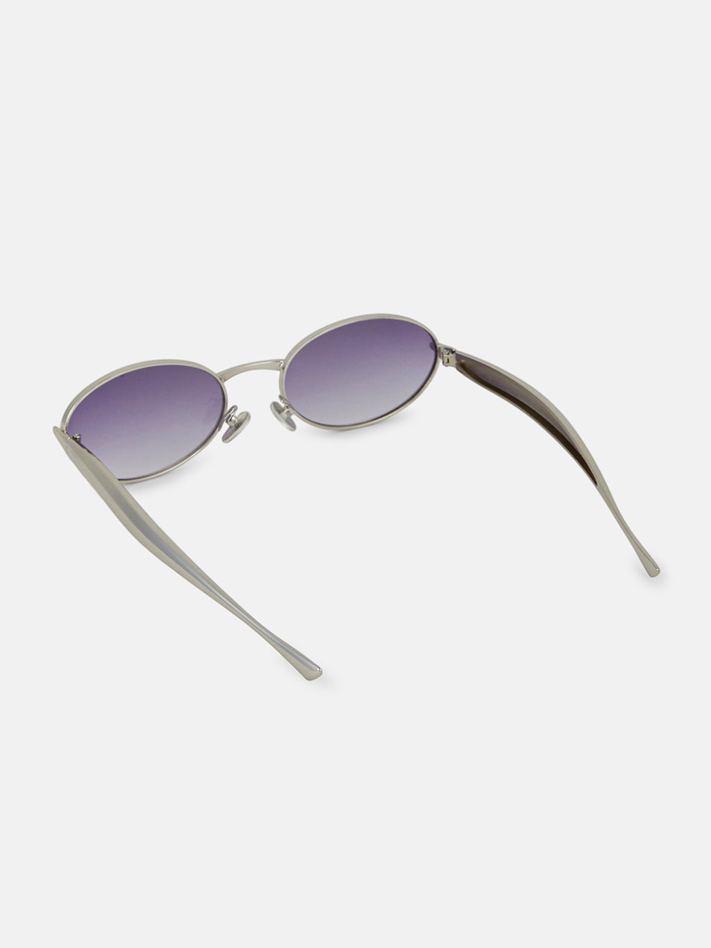 The Retro Oval Sunglass - Violet Haze