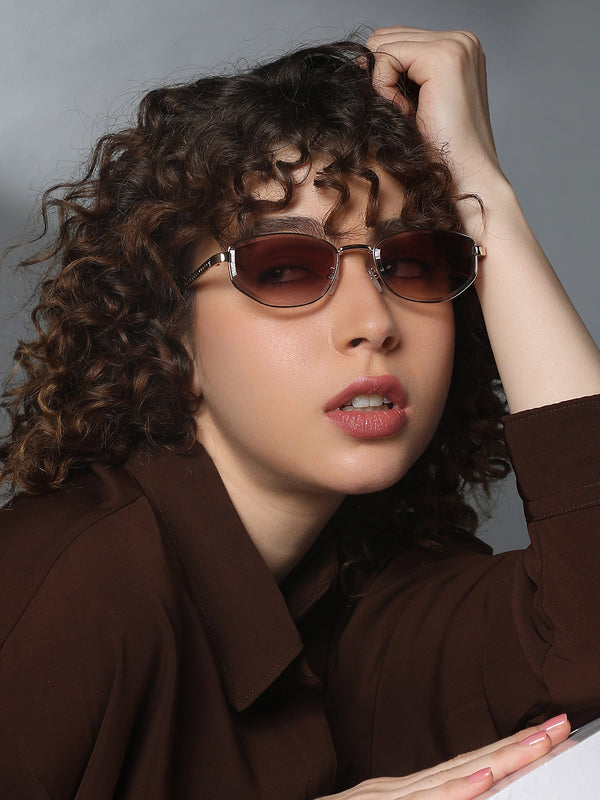 The Bloom Square Sunglass - Blush Pink
