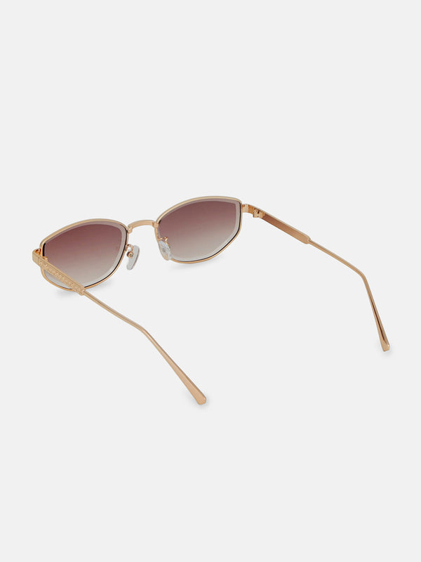 The Bloom Square Sunglass - Blush Pink