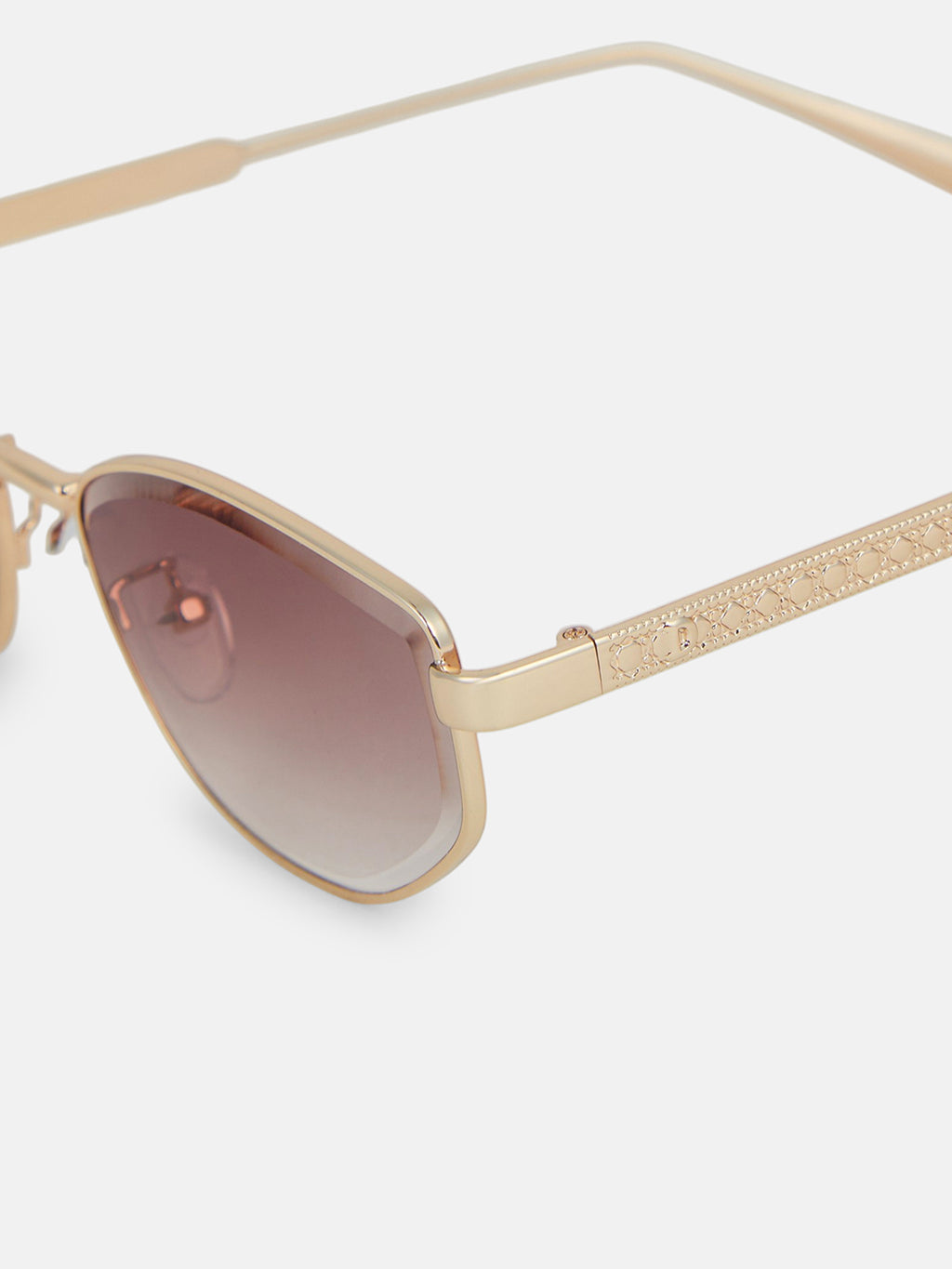 The Bloom Square Sunglass - Blush Pink