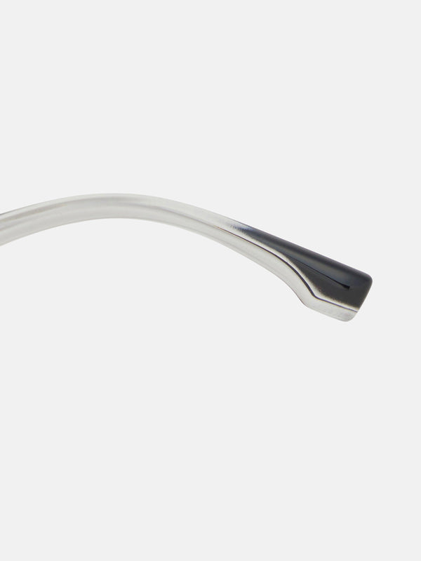 The Retro Oval Sunglass - Lavender Smoke