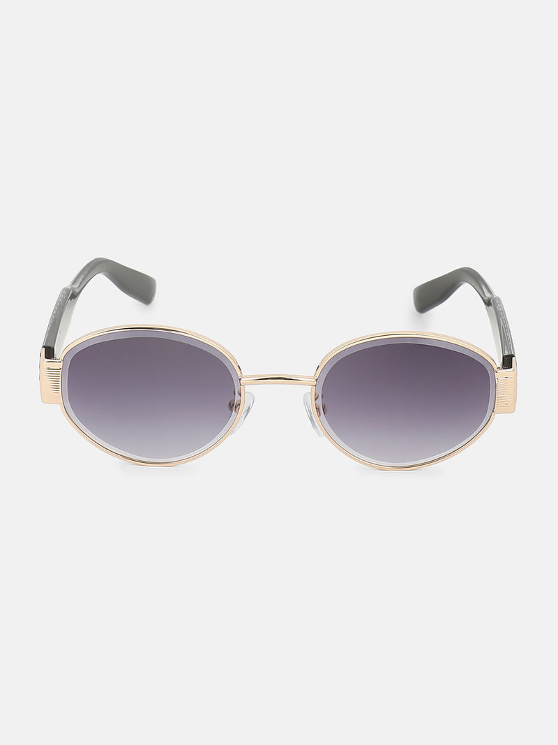 The Slim Oval Sunglass-Rose Tint