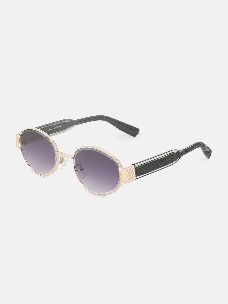 The Slim Oval Sunglass-Rose Tint