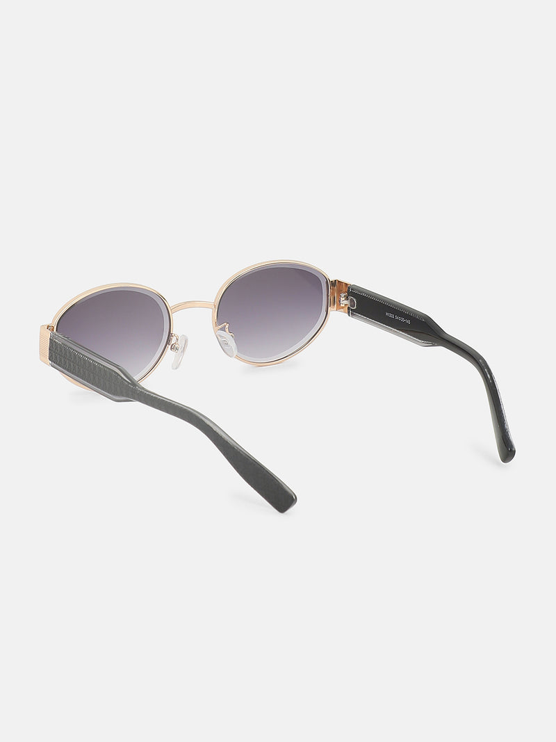 The Slim Oval Sunglass-Rose Tint