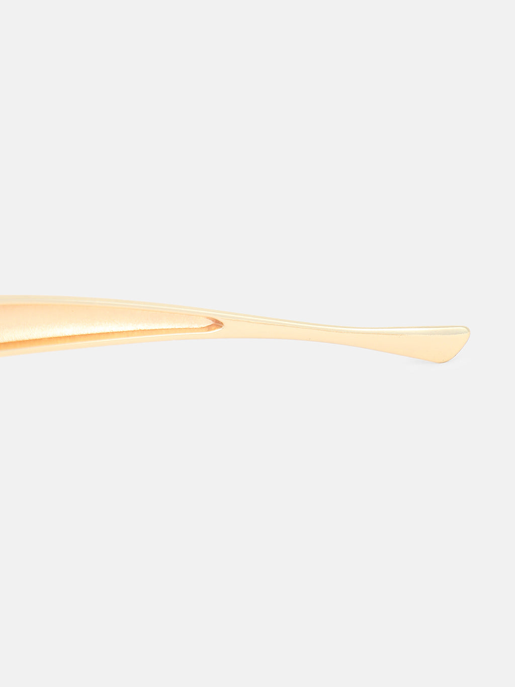 The Minimal Round Sunglass-Gold Amber