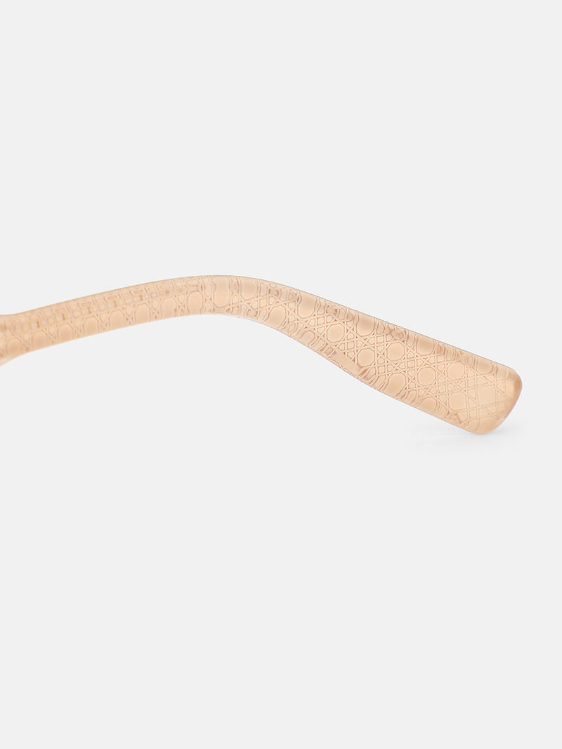 The Soft Oval Sunglass-Blush Gold