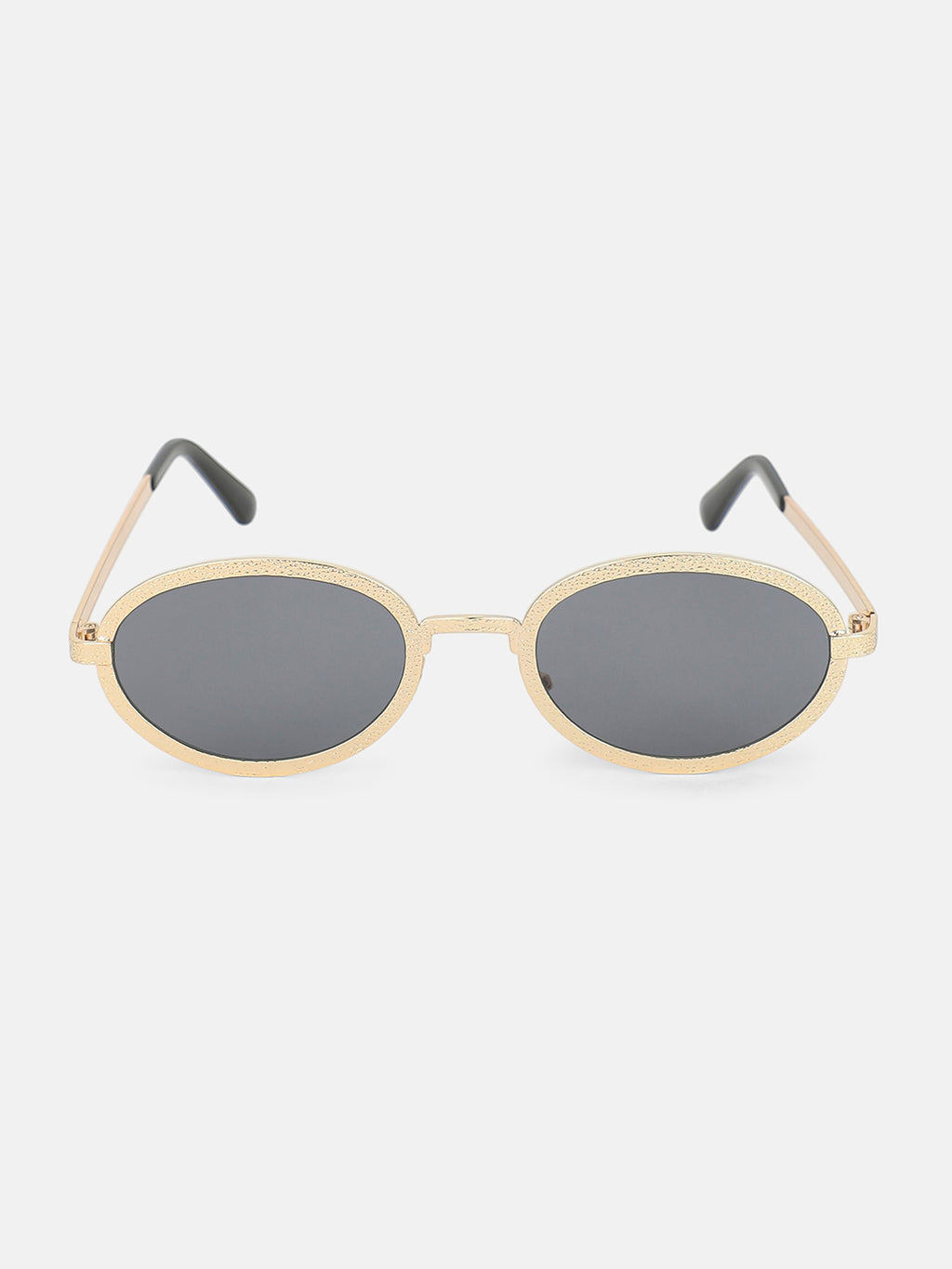 The Minimal Round Sunglass - Jet Black