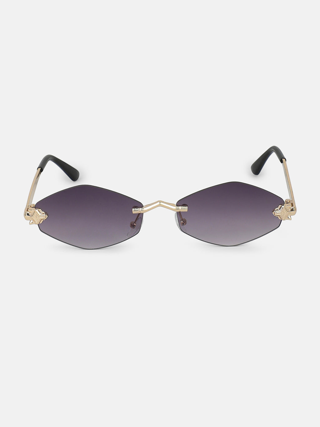 The Rimless Edge Sunglass - Silver Tint