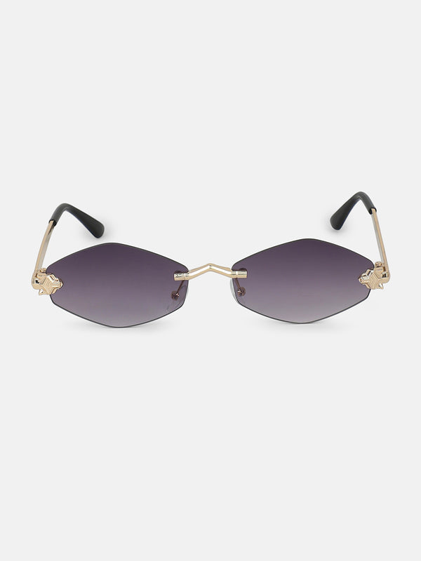 The Rimless Edge Sunglass - Silver Tint