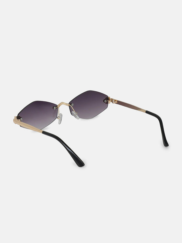The Rimless Edge Sunglass - Silver Tint