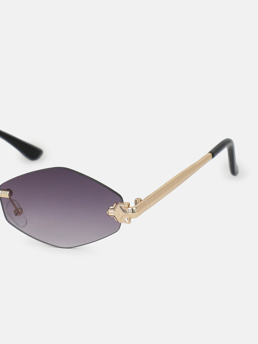 The Rimless Edge Sunglass - Silver Tint