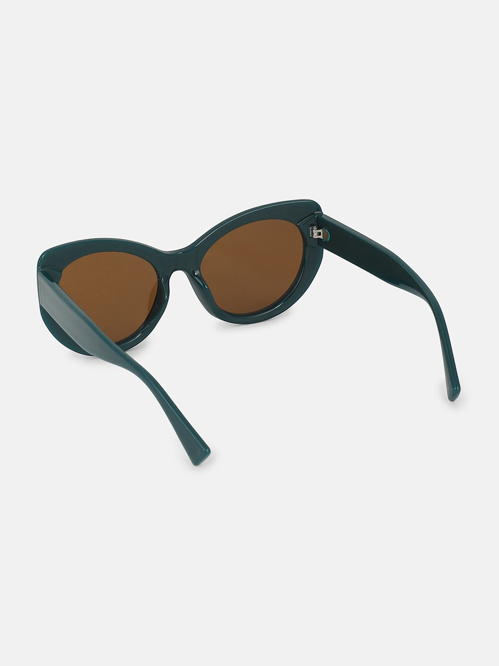 The Smooth Oval Sunglass - Forest Brown