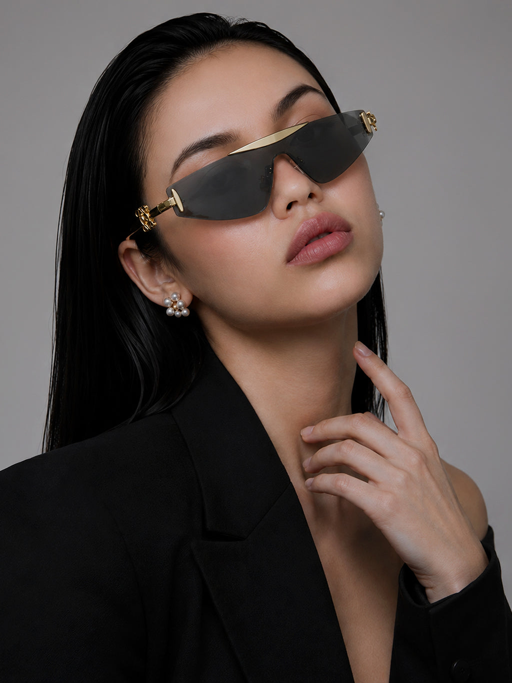 The Midnight Edge Shield Sunglasses