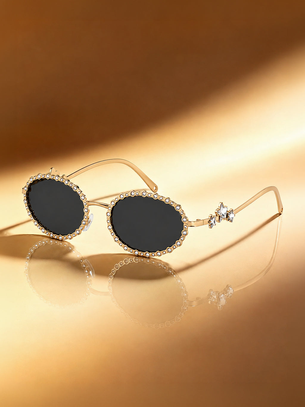 The Noir Orbit Round Sunglasses