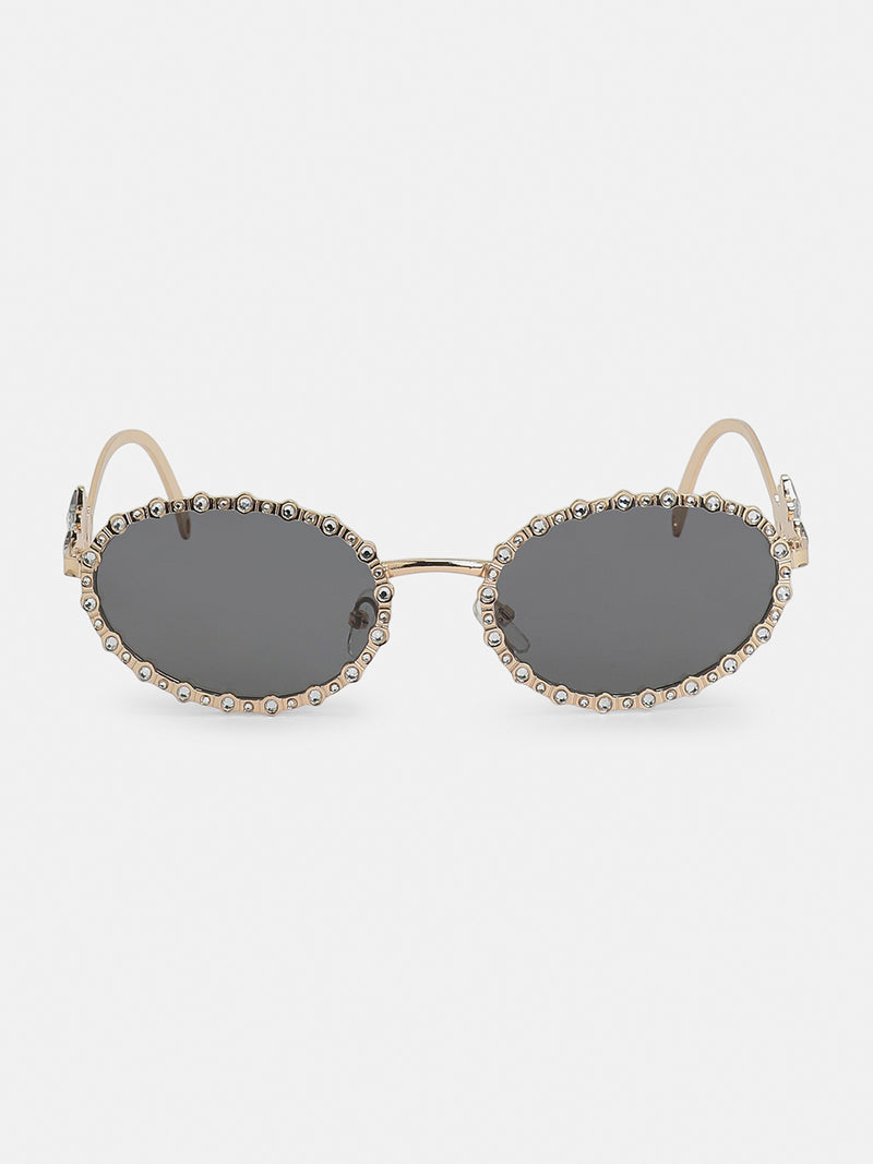 The Noir Orbit Round Sunglasses