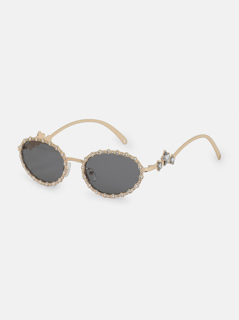 The Noir Orbit Round Sunglasses