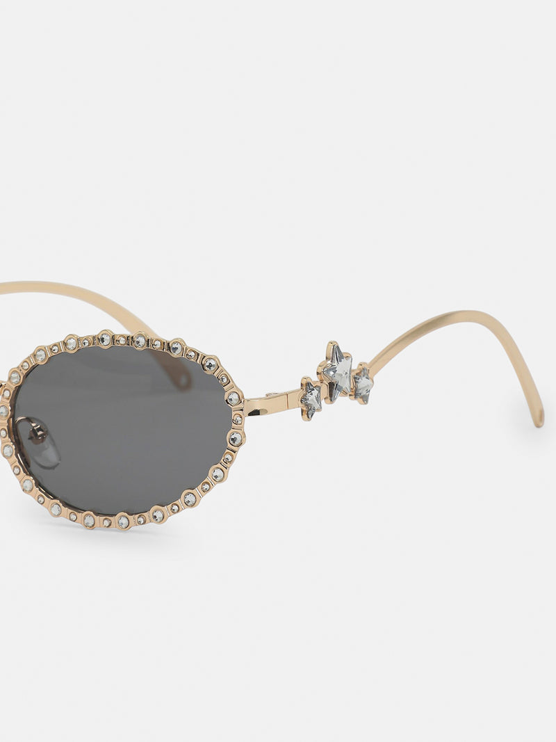 The Noir Orbit Round Sunglasses