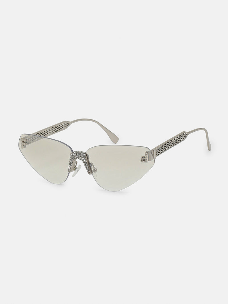 The Silver Air Rimless Sunglasses