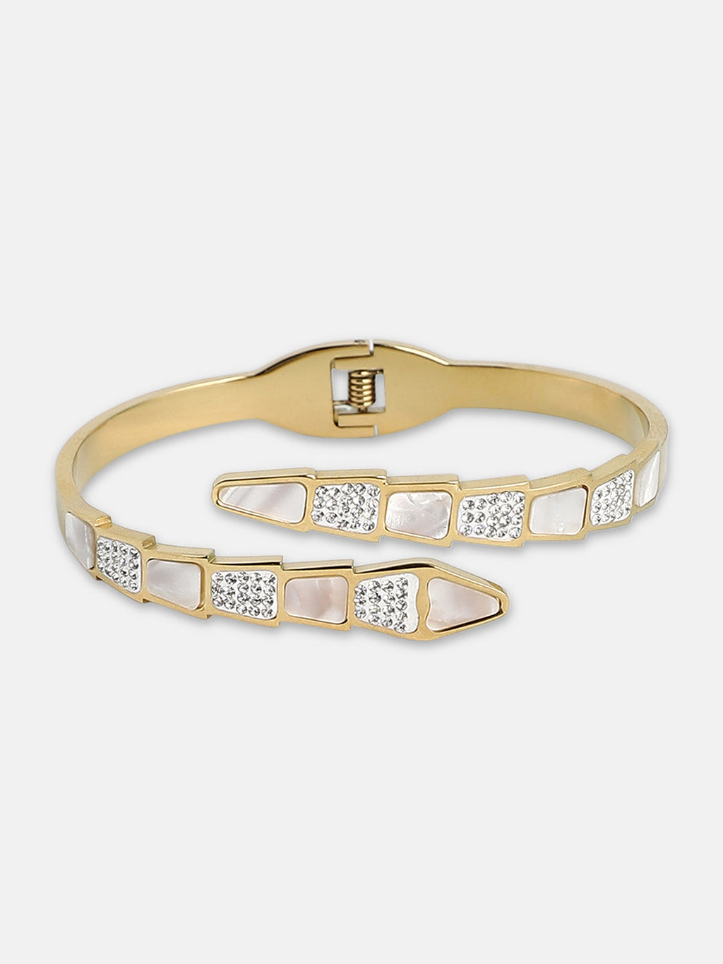 The-Enamel-Round-Watch-With-Bracelet-Combo