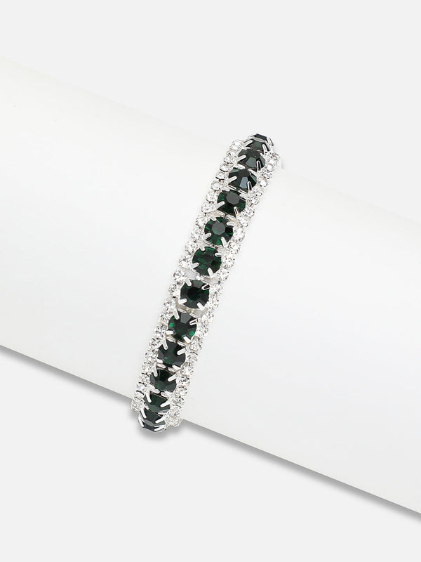 The-Crystalized-Wrap-Round-Watch-(Emerald-Green-Stone)-With-Bracelet-Combo