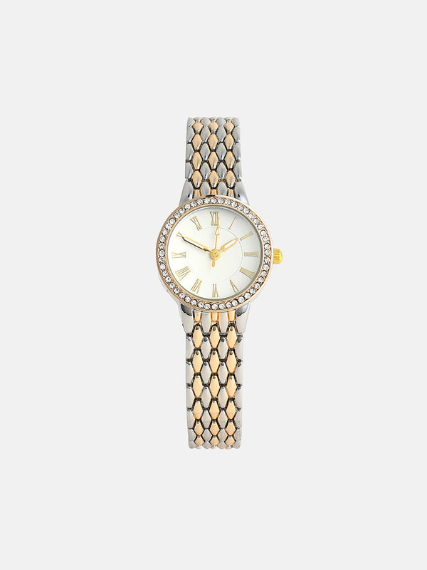 The-Roman-Venin-Round-Watch-With-Bracelet-Combo