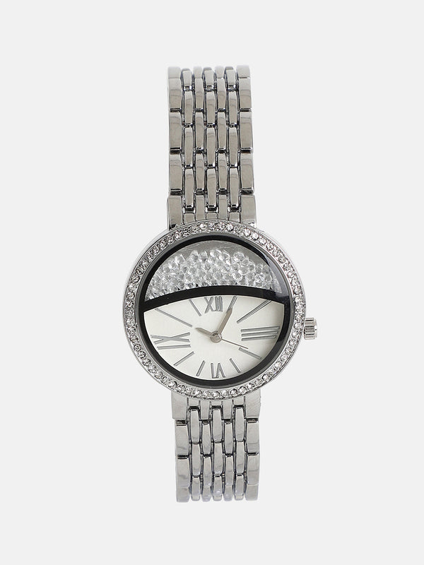 The-Horizon-Bijou-Round-Watch-With-Bracelet-Combo