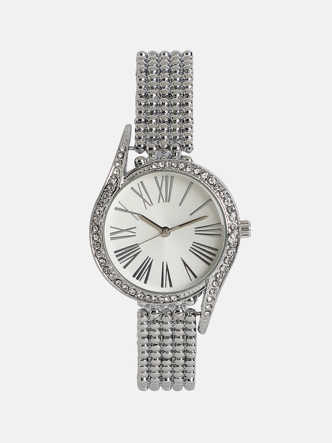The-Roman-Dotted-Swirl-Round-Watch-With-Bracelet-Combo