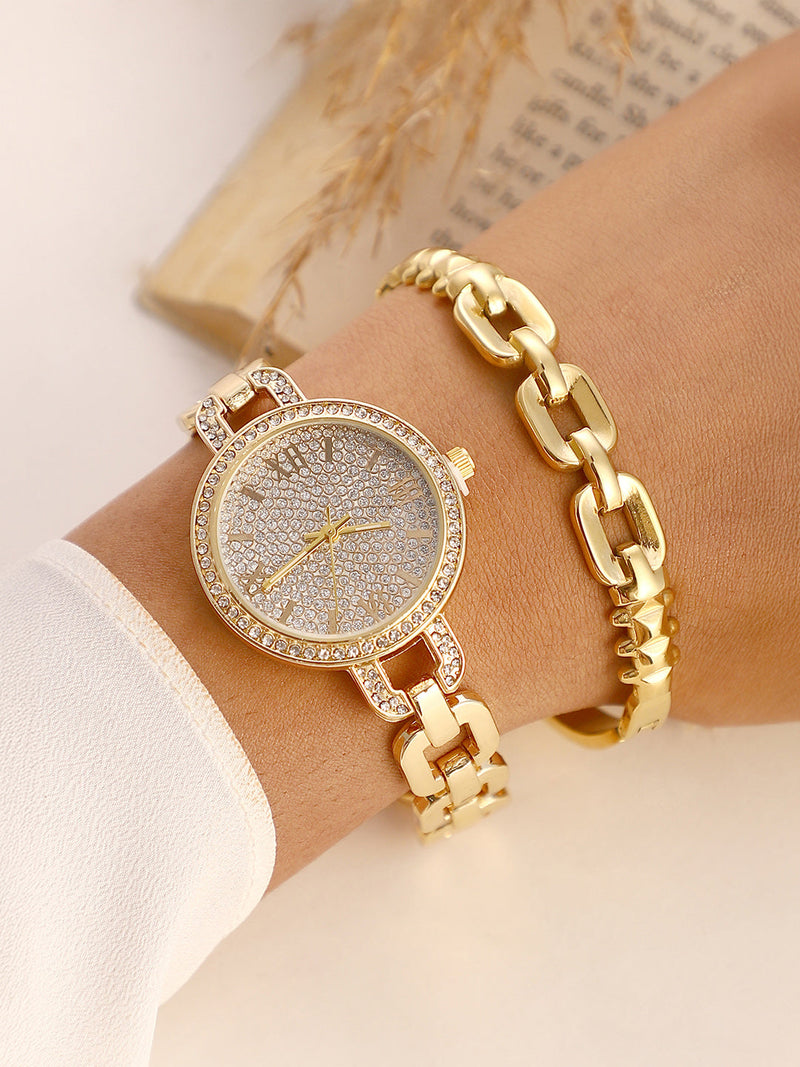 The-Orne-Roman-Link-Round-Watch-With-Bracelet-Combo