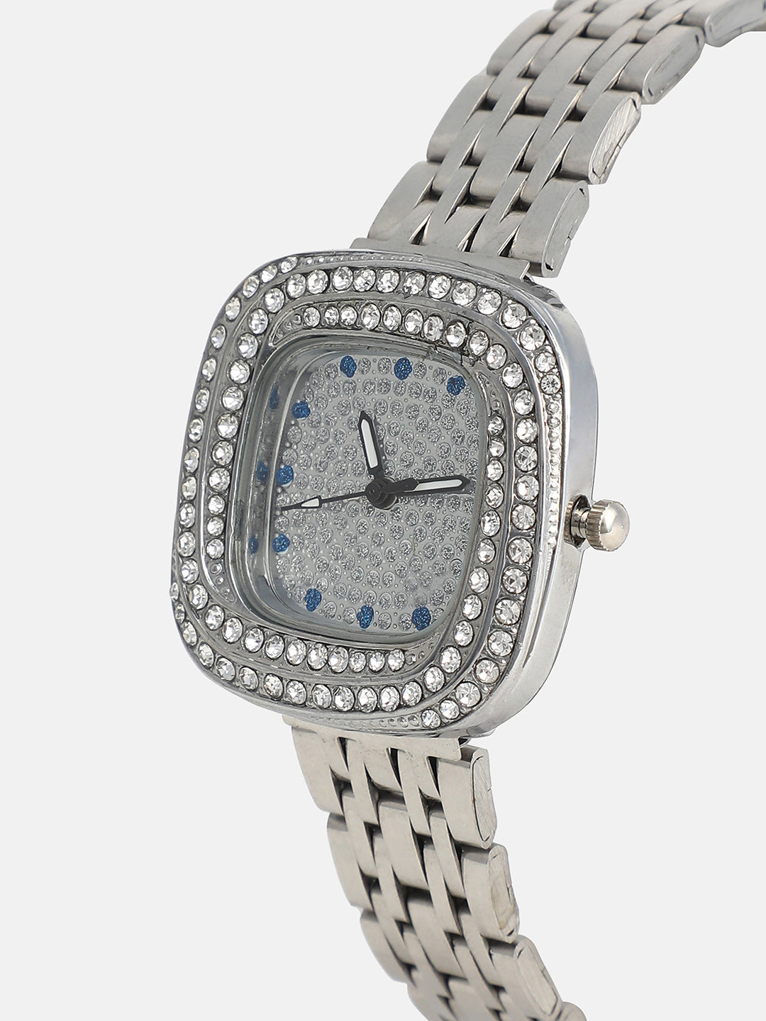 The-Embellished-Block-Round-Watch-With-Bracelet-Combo