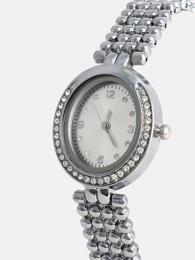 The-Dotted-Oval-Watch-With-Bracelet-Combo