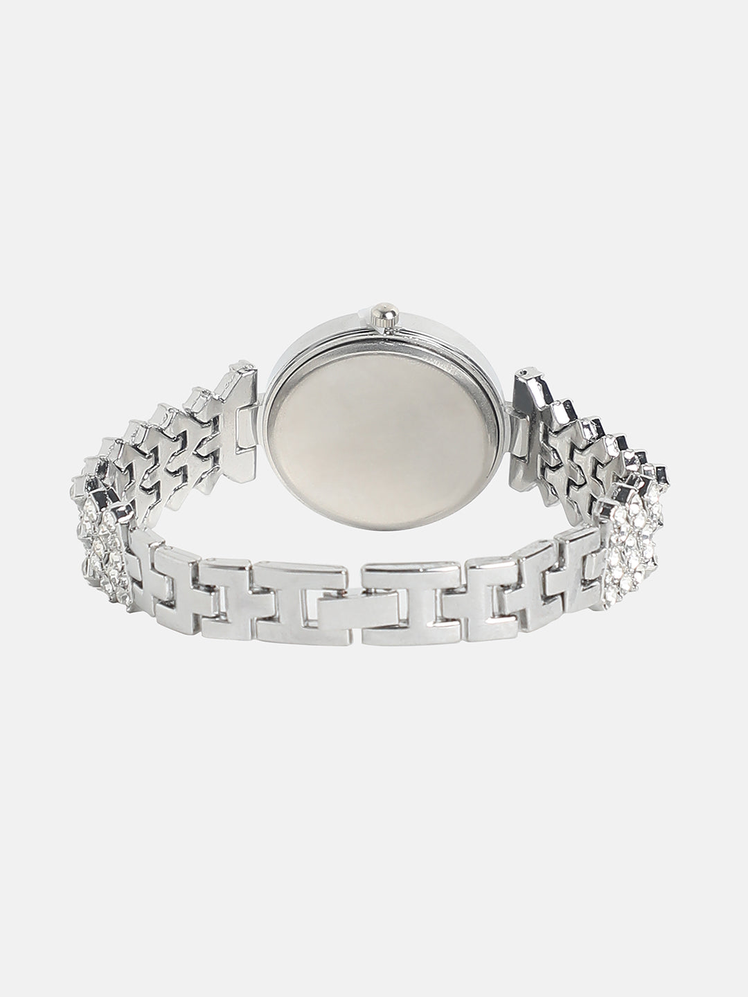 Embellished Chain Round Watch