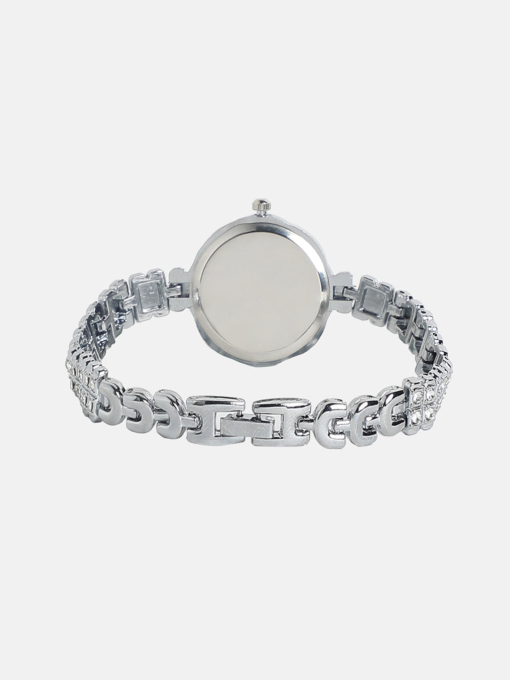 Embellished Swirl Round Watch