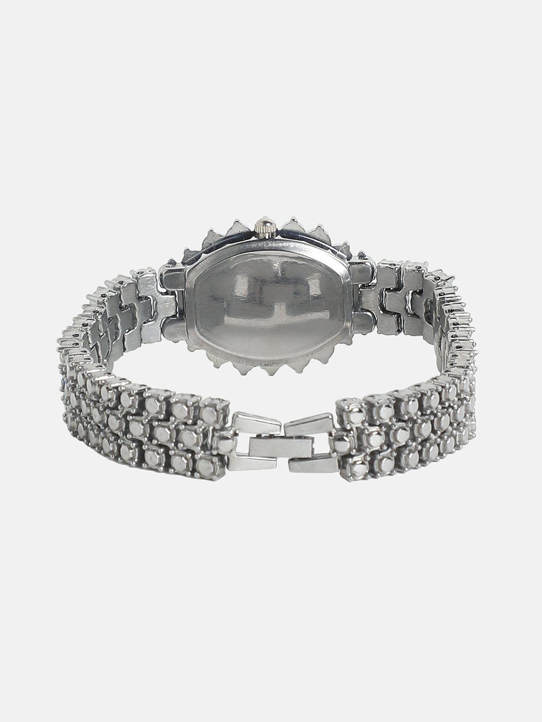 Embellished Block Oval Watch