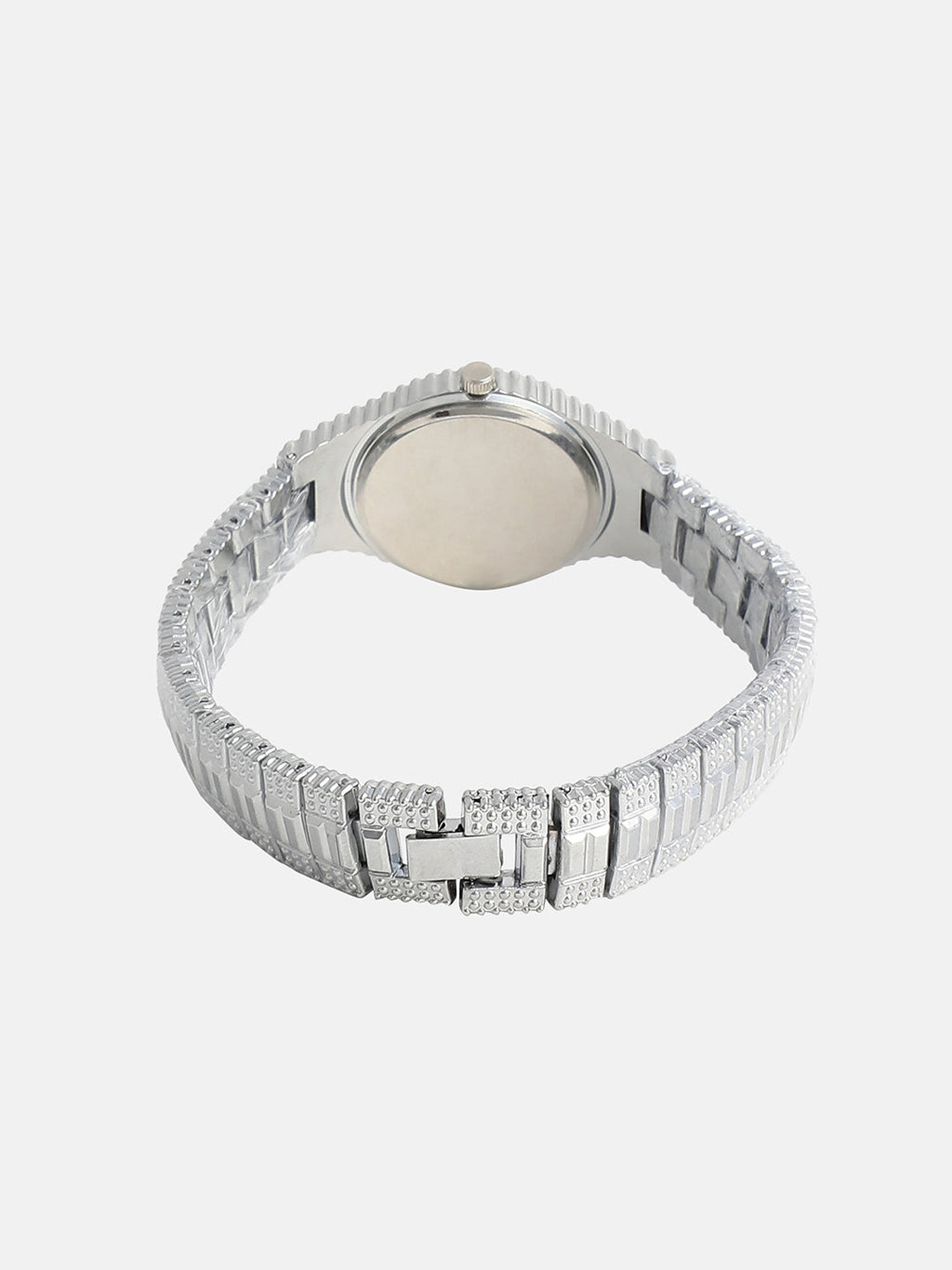 The Embellished Round Watch - Onyx Black