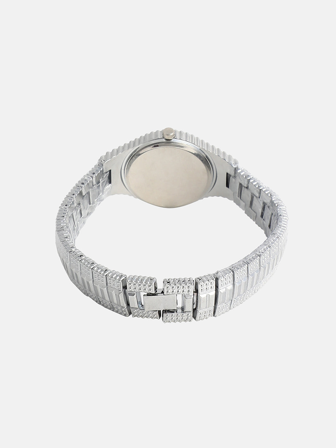 The Embellished Round Watch - Onyx Black