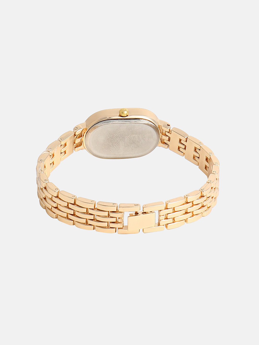 The Embellished Roman Oval Watch - Emerald Green