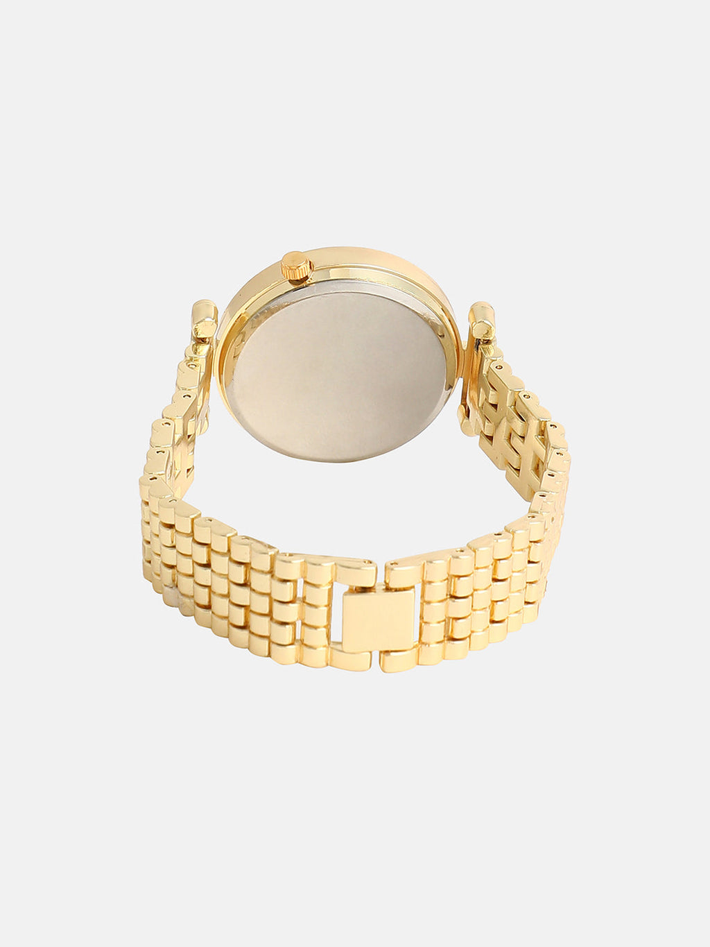 The Opulent Roman Round Watch - California Gold