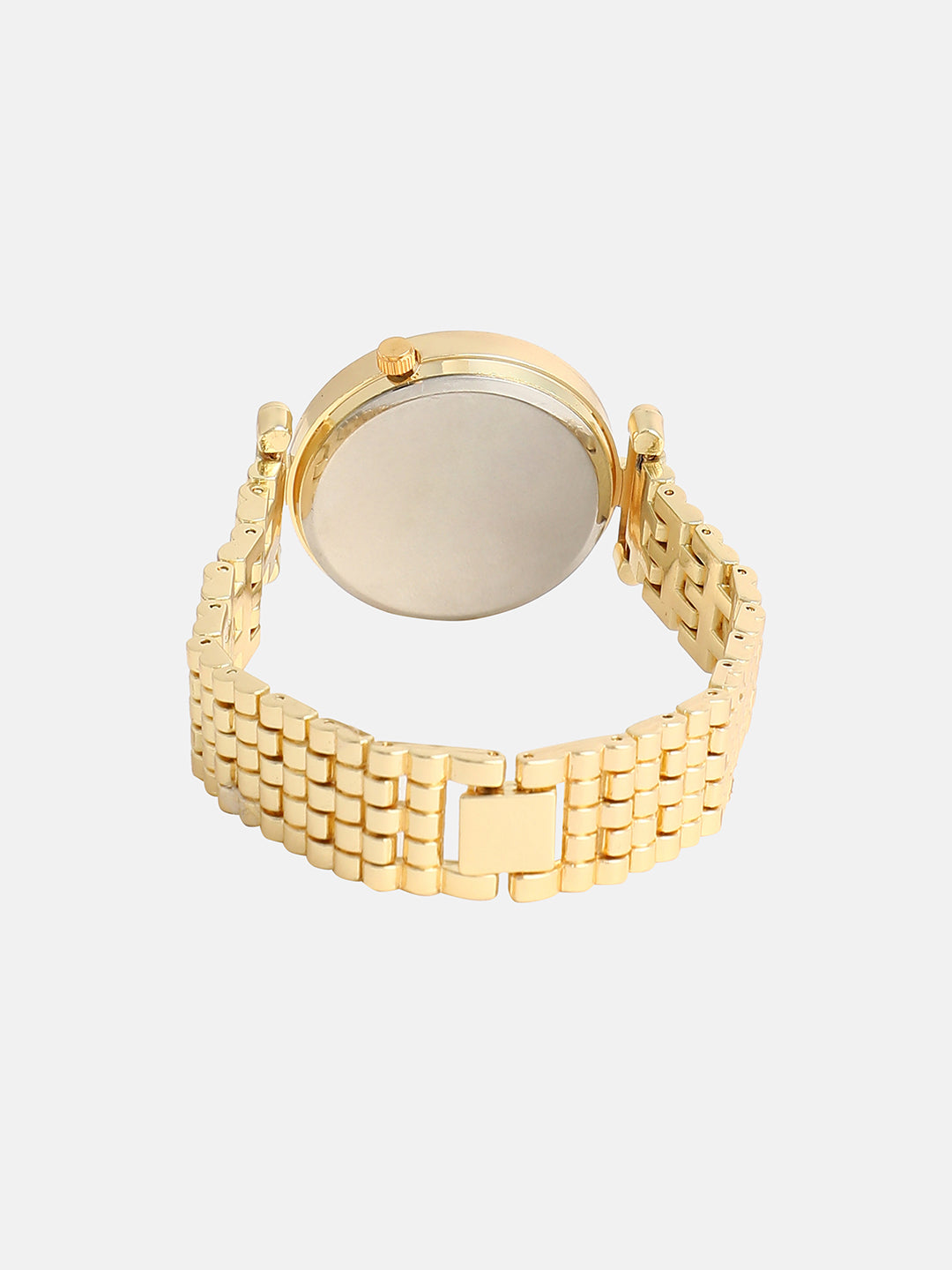 The Opulent Roman Round Watch - California Gold