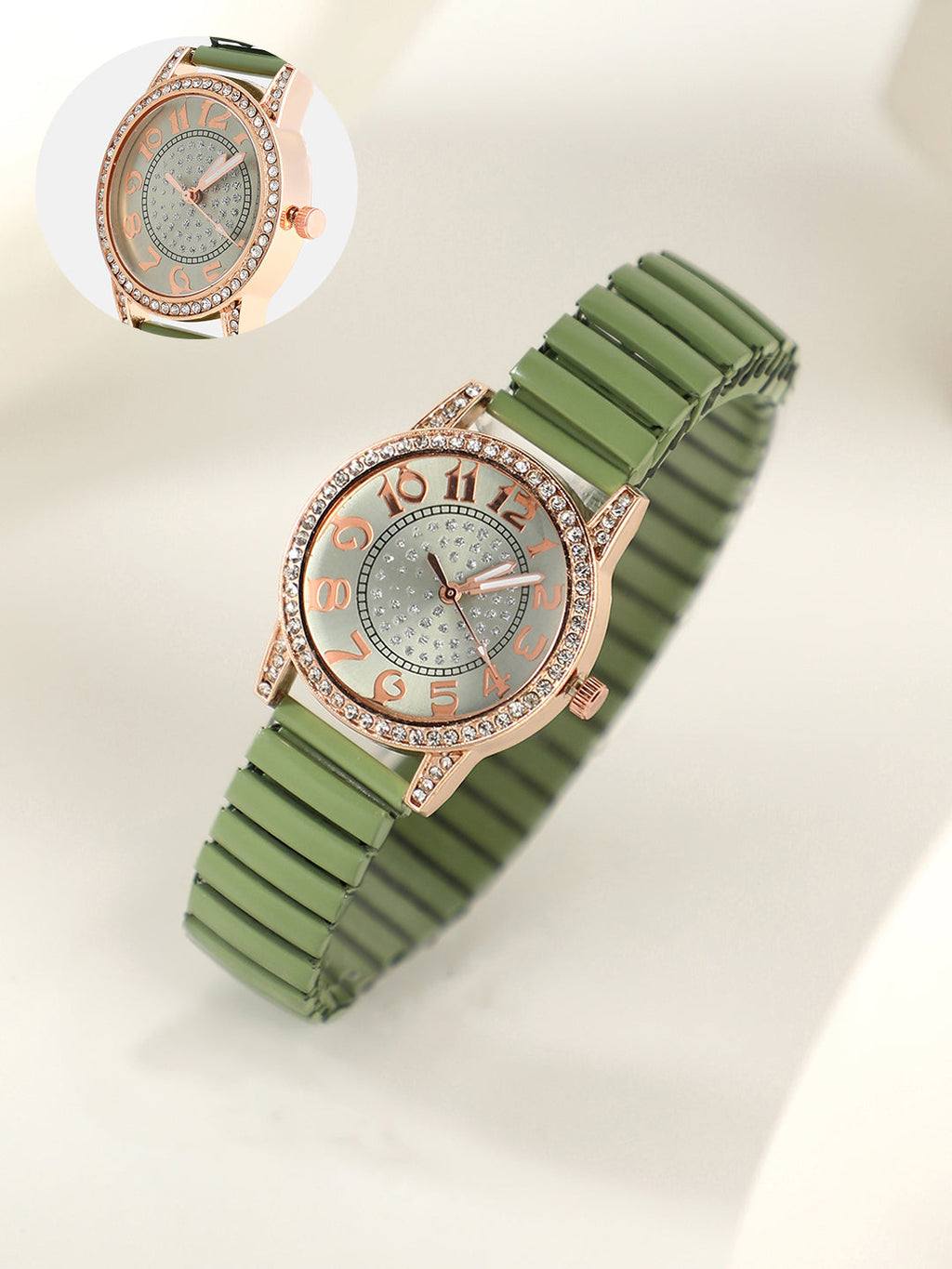 The Ribbed Round Watch