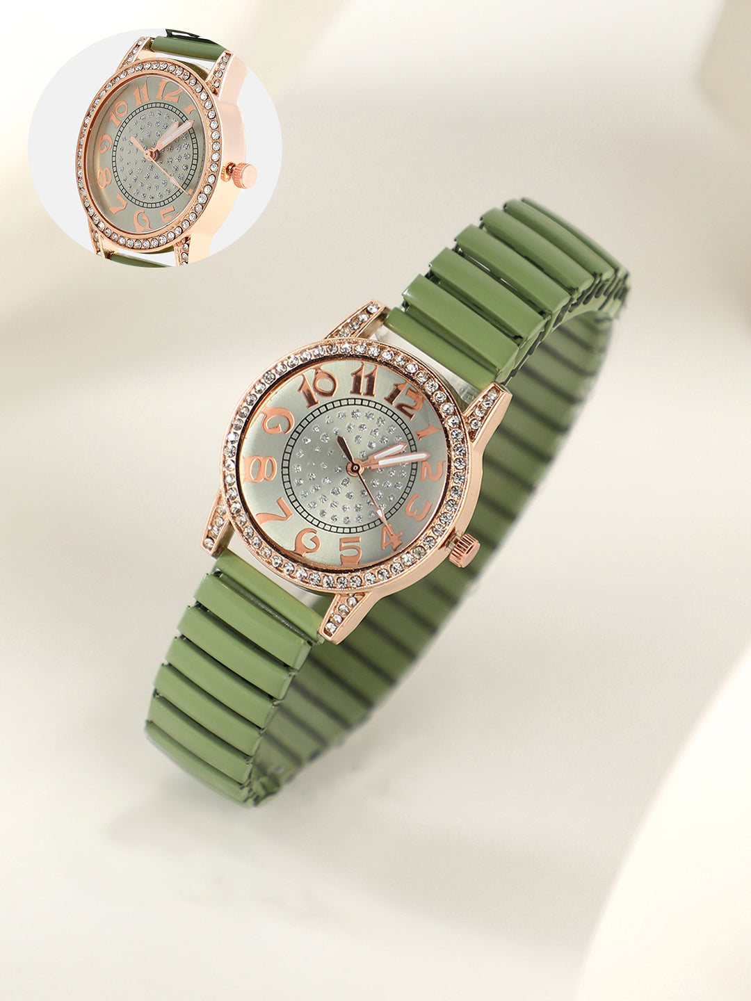 The Ribbed Round Watch