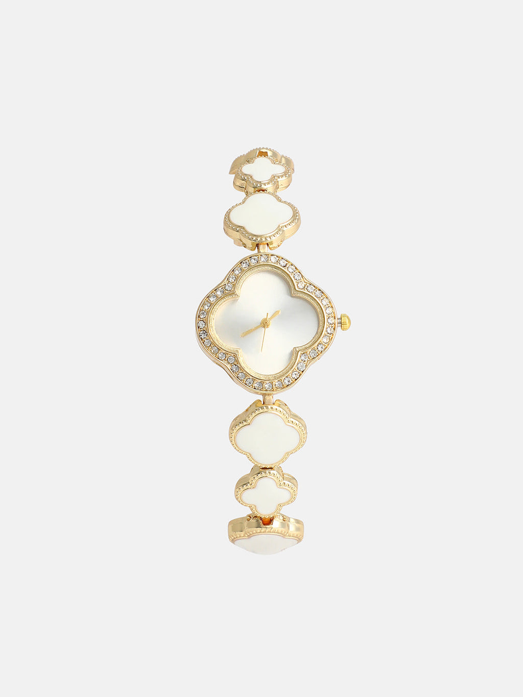 The Clover Watch - Ivory White