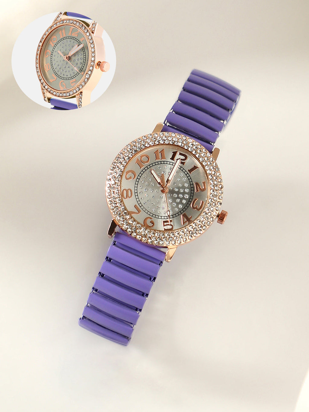 The Ribbed Round Watch