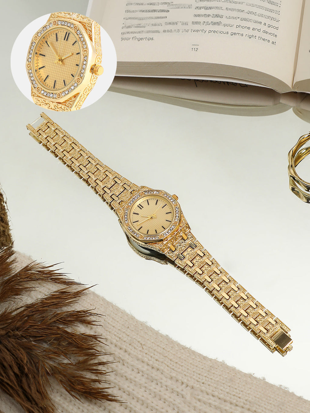 The Textured Round Watch